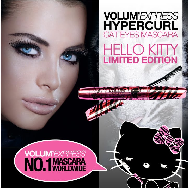 Maybelline Volum' Express Cat Eye Mascara Hello Kitty Edition Limited 